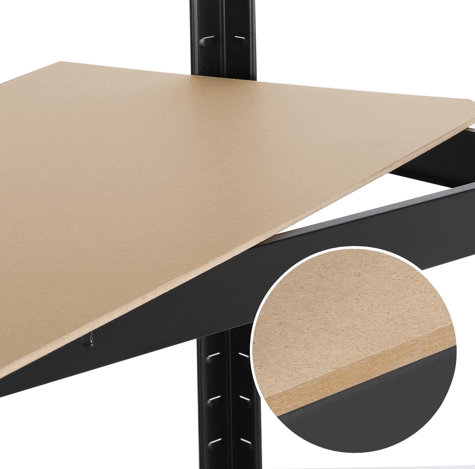 Yaheetech Schwerlastregal 180 x 90 x 60 cm Lagerregal 5 Böden Metall Regal Max. Belastbarkeit : 875kg