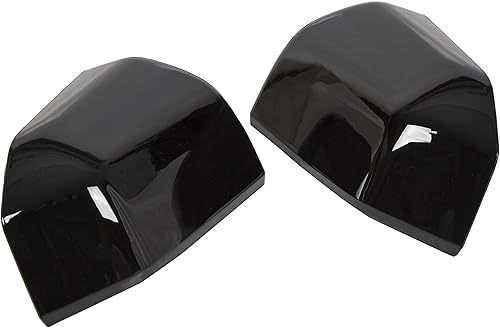 Miniatura 3 de HECASA Tapas de repuesto para espejo superior de la mitad superior compatibles con Ford F150 2015-2020 (negro, par)