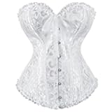 Renaissance Corset Tops For Women: White Corsets Plus Size Halloween Costumes - Ren Faire For Renaissance Festival