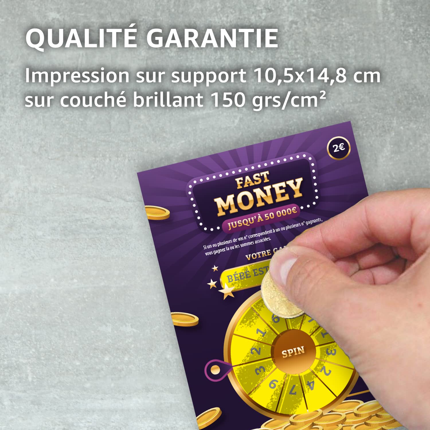 Biglietti Gratta E Vinci Gravidanza OLYMPE STORE - Annuncio Nascita