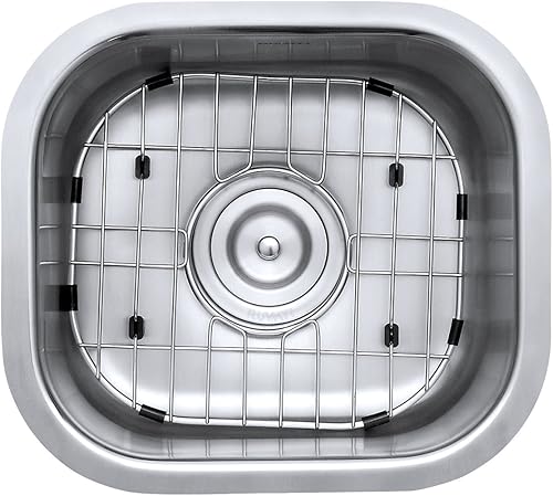 Miniatura 19 de Fregadero para cocina, Ruvati Parma, montaje bajo encimera, calibre 16, RVM4131