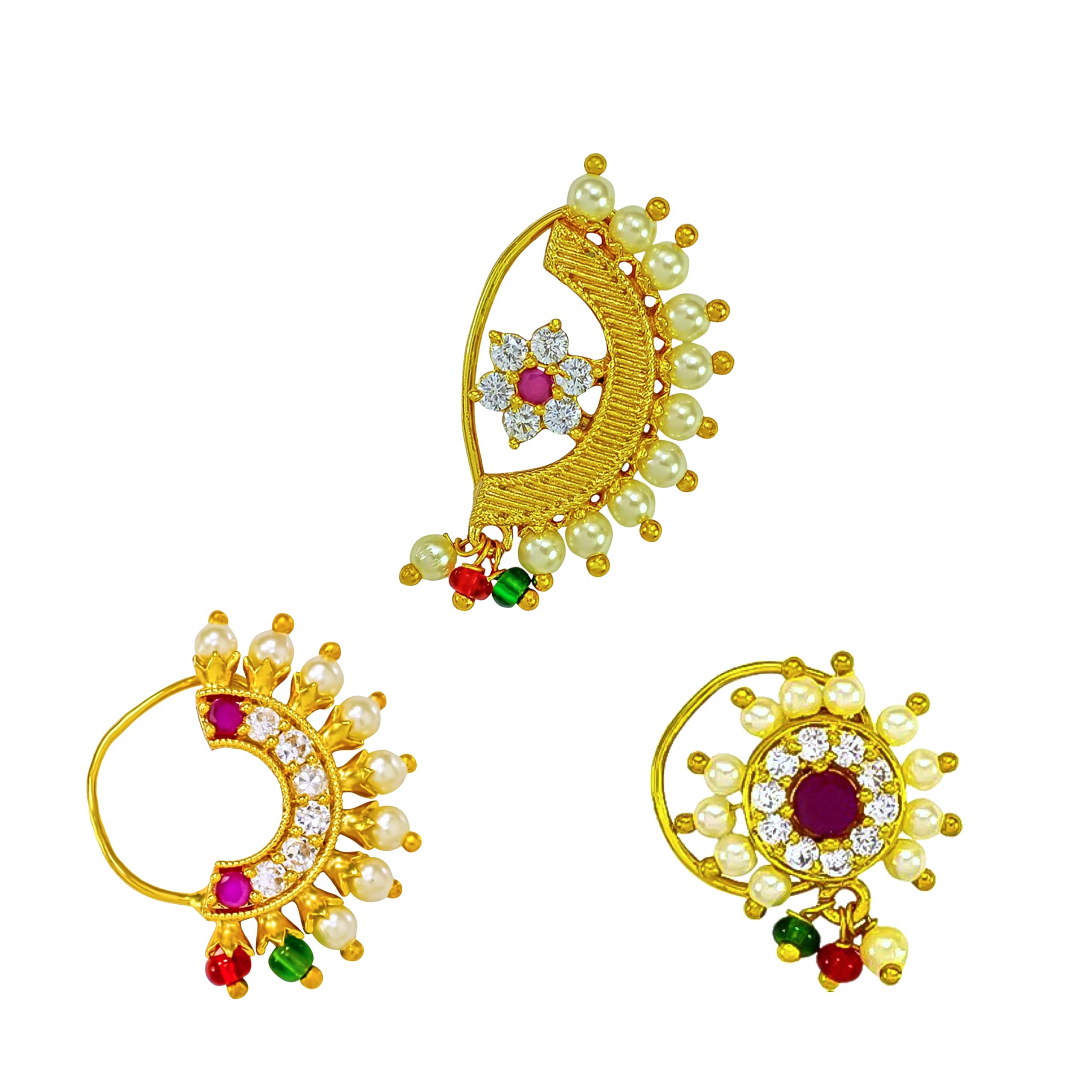 See full amazon price history chart for KYOOT JEWELS Maharashtrian Nathni CZ Diamond Marathi Nathiya Combo of 3 Pc Traditional Besar for Girls & Women KYOOT JEWELS Maharashtrian Nathni CZ Diamond Marathi Nathiya Combo of 3 Pc Traditional Besar for Girls & Women (B09RN37SB4) Amazon Price History, Amazon Price Tracker