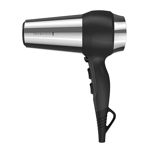 Miniatura 8 de Remington Secador de pelo resistente a los impactos, secador de 1875 vatios con tecnología de turmalina, titanio y cerámica, 3 calefacción, 2