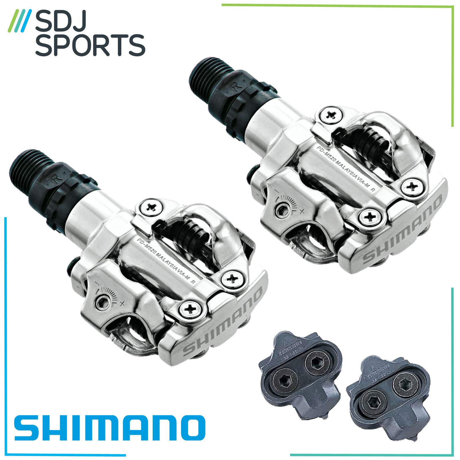Amazon | シマノ SPDペダル シルバー EPDM520S | シマノ(SHIMANO) | ペダル