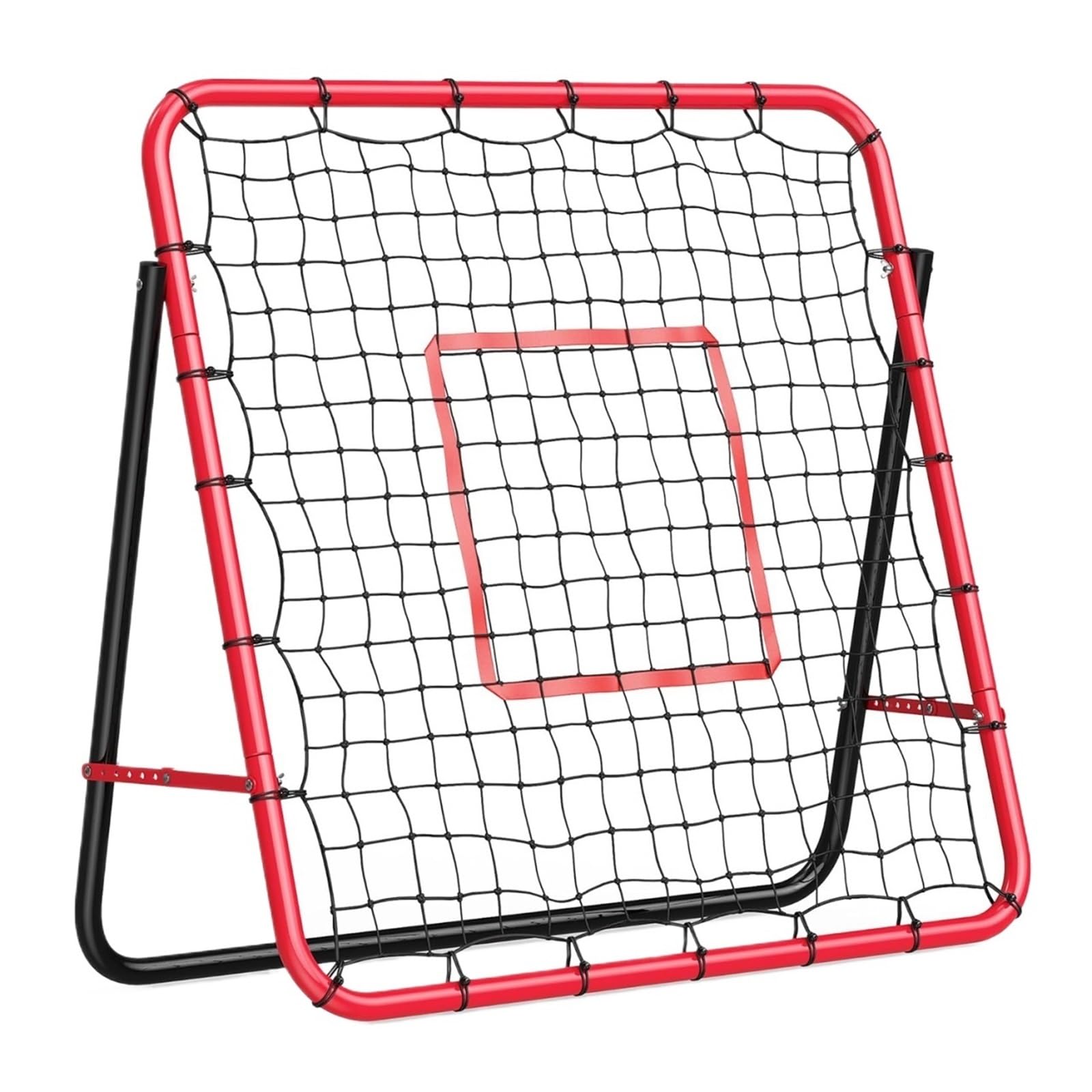 Rete da rimbalzo da calcio, struttura in metallo, attrezzatura da allenamento per allenamento in cortile, perfetta per lo sviluppo delle abilità e gli esercizi di allenamento