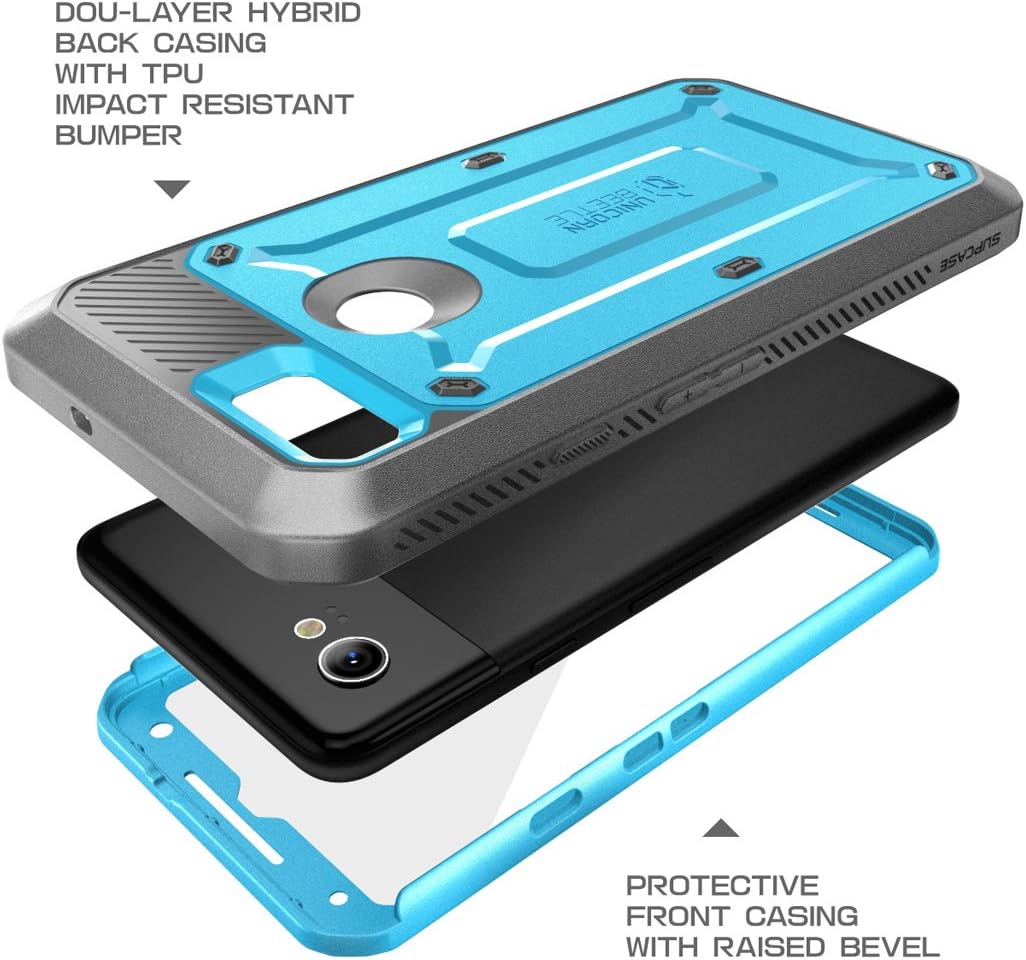 Exсluѕіvе SUPCASE Unicorn Beetle PRO Series Phone Case for Google Pixel 2 XL, Full-Body Rugged Holster Case with Built-in Screen Protector for Google Pixel 2 XL 2017 Release (Blue) Amаzоn Crаzу 🔥 Dеаlѕ SUPCASE Unicorn Beetle PRO Series Phone Case for Google Pixel 2 XL, Full-Body Rugged Holster Case with Built-in Screen Protector for Google Pixel 2 XL 2017 Release (Blue)