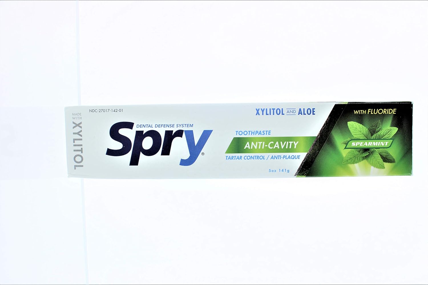 Spry Xylitol Toothpaste with Fluoride, Natural Spearmint