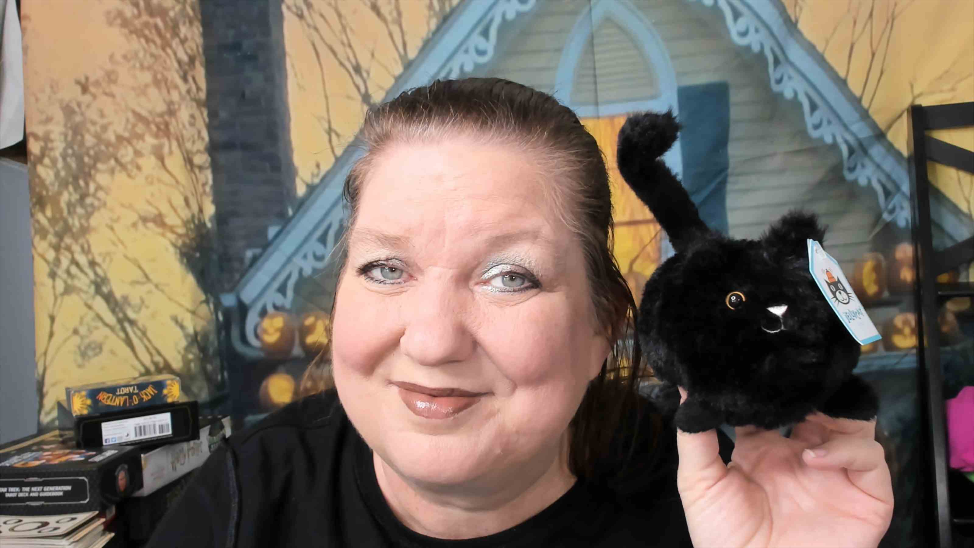 Watch Jellycat Kitten Caboodle Plush Cat in Black for Halloween on