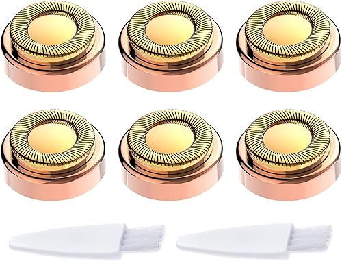 Miniatura 1 de LinMei Cabezales de repuesto para depilación facial compatibles con acabado táctil, herramienta de depilación facial impecable para mujeres,