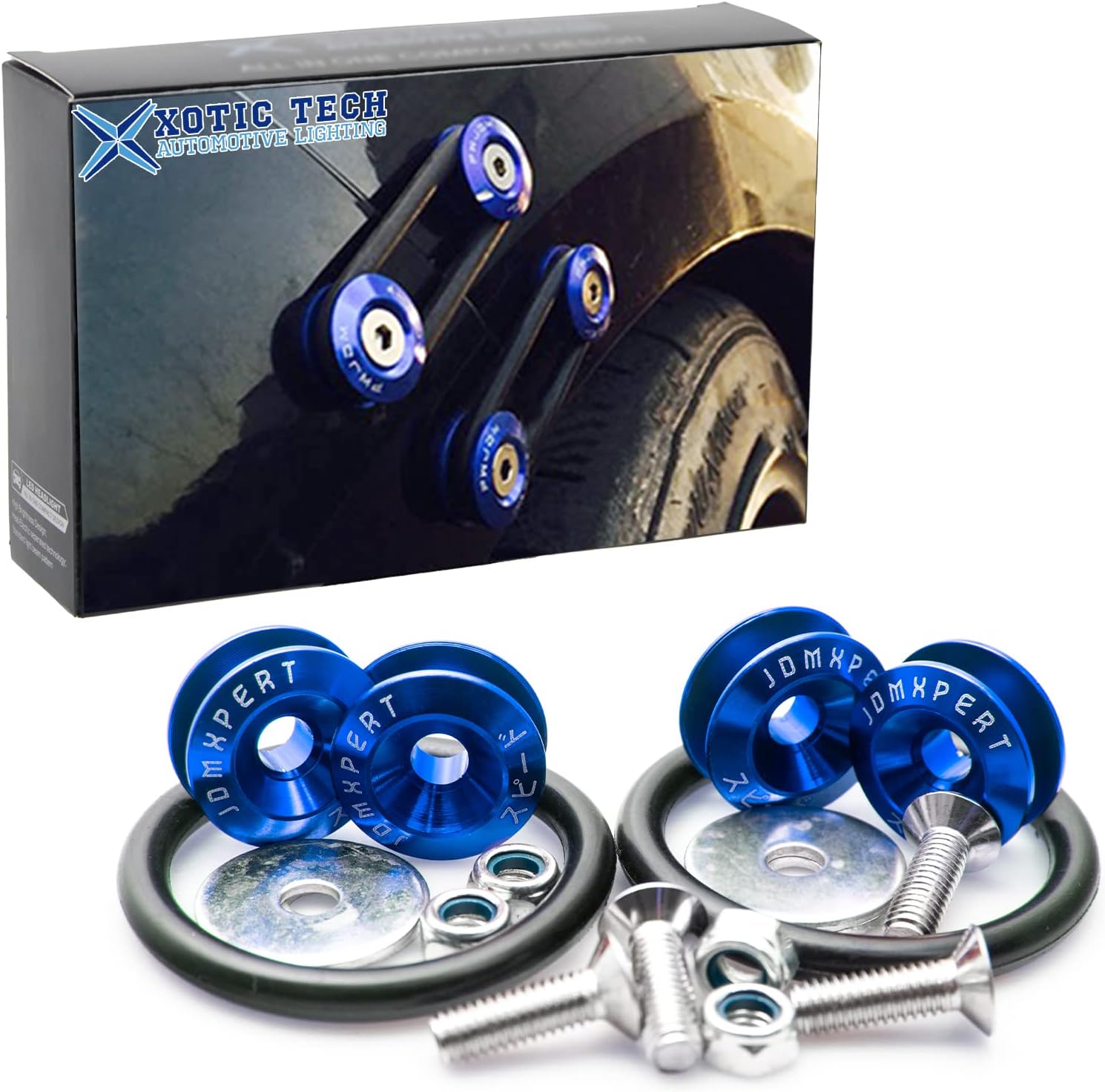 Buy Xotic Tech JDM Quick Release Fasteners Compatible with Car Bumpers