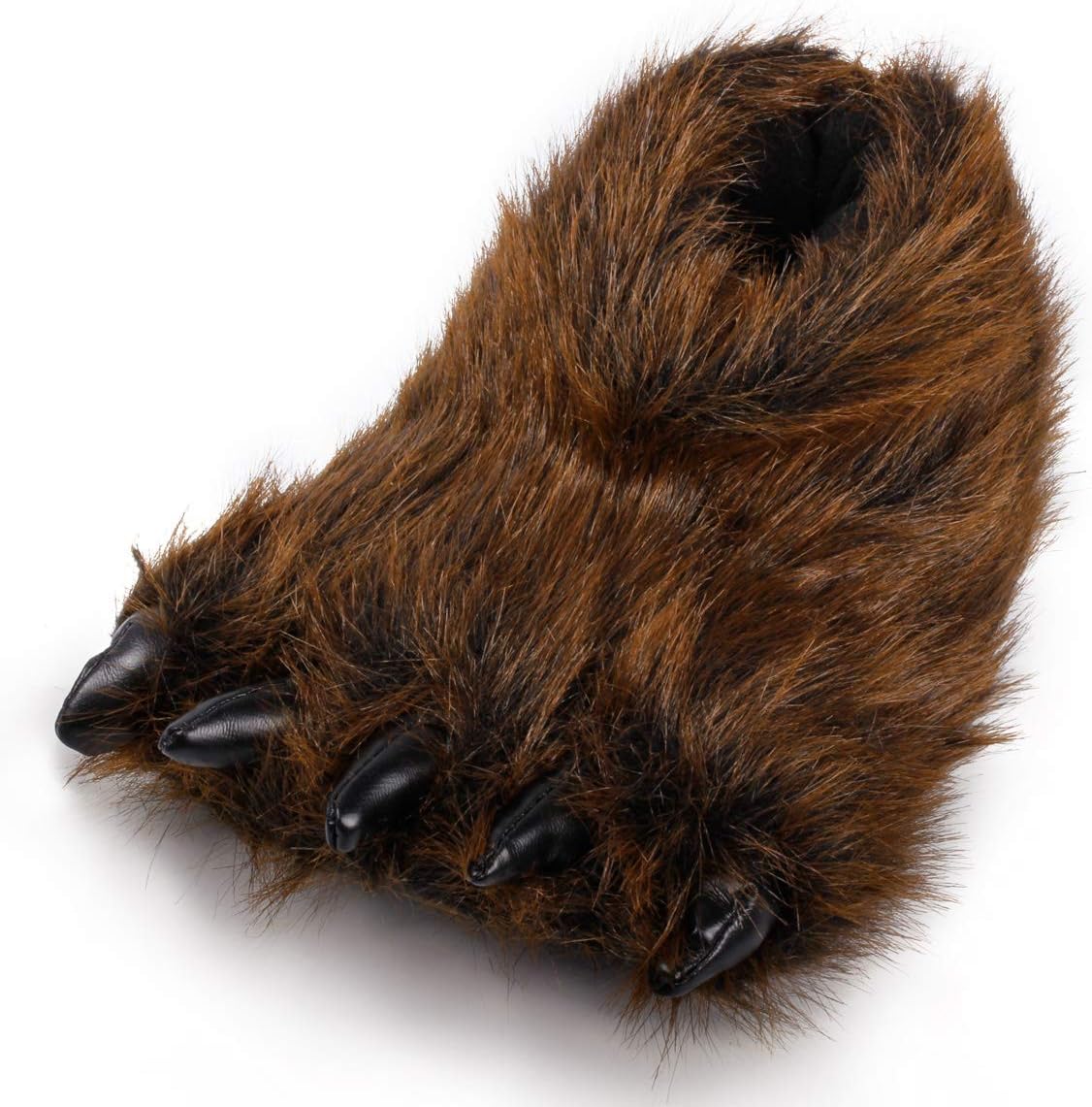 Bear Paw Slippers Fuzzy Stuffed Animal Claw Shoes Funny Cosplay Costumes for Teens Adults