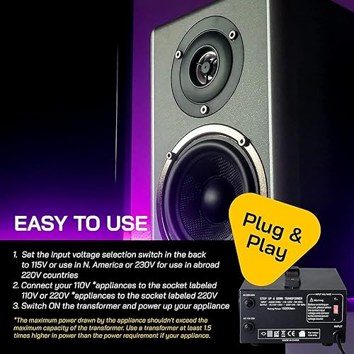 Miniatura 10 de ELC T-1000 + 1000 W, convertidor de voltaje 5000 vatios