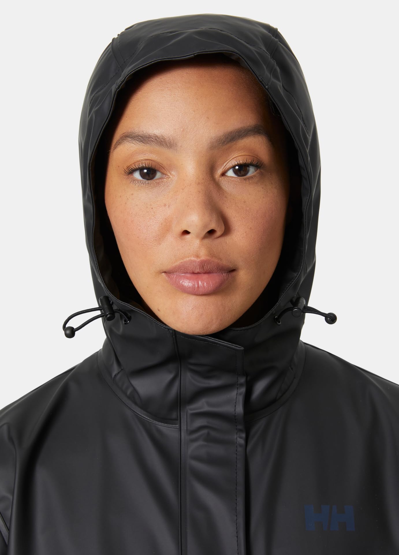  Helly Hansen Mujer Chubasquero Moss in use