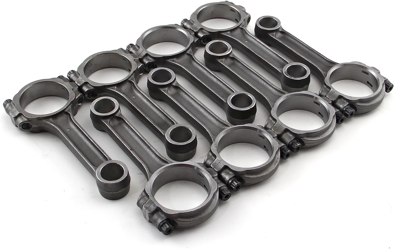 Speedmaster PCE274.1004 I Beam 6.000" 2.100" .927" Press Fit 5140 Connecting Rods Suits: Compatible with Chevy SBC 350
