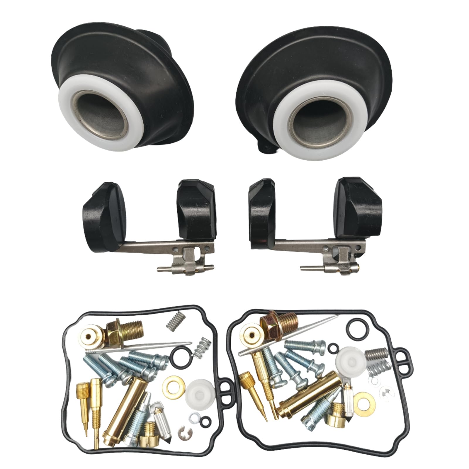 Carburetor Plunger Repair Kit (2 Pack) - Fits Yamaha V Star 650 XVS650A Classic Motorcycles 1998-2016