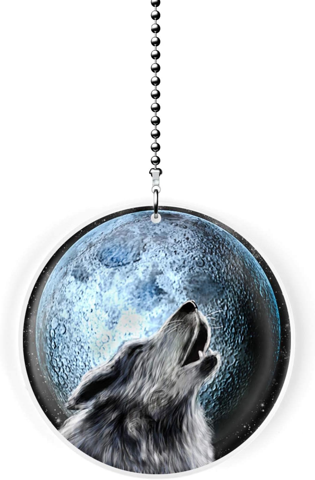 Howling Wolf Fan/Light Pull