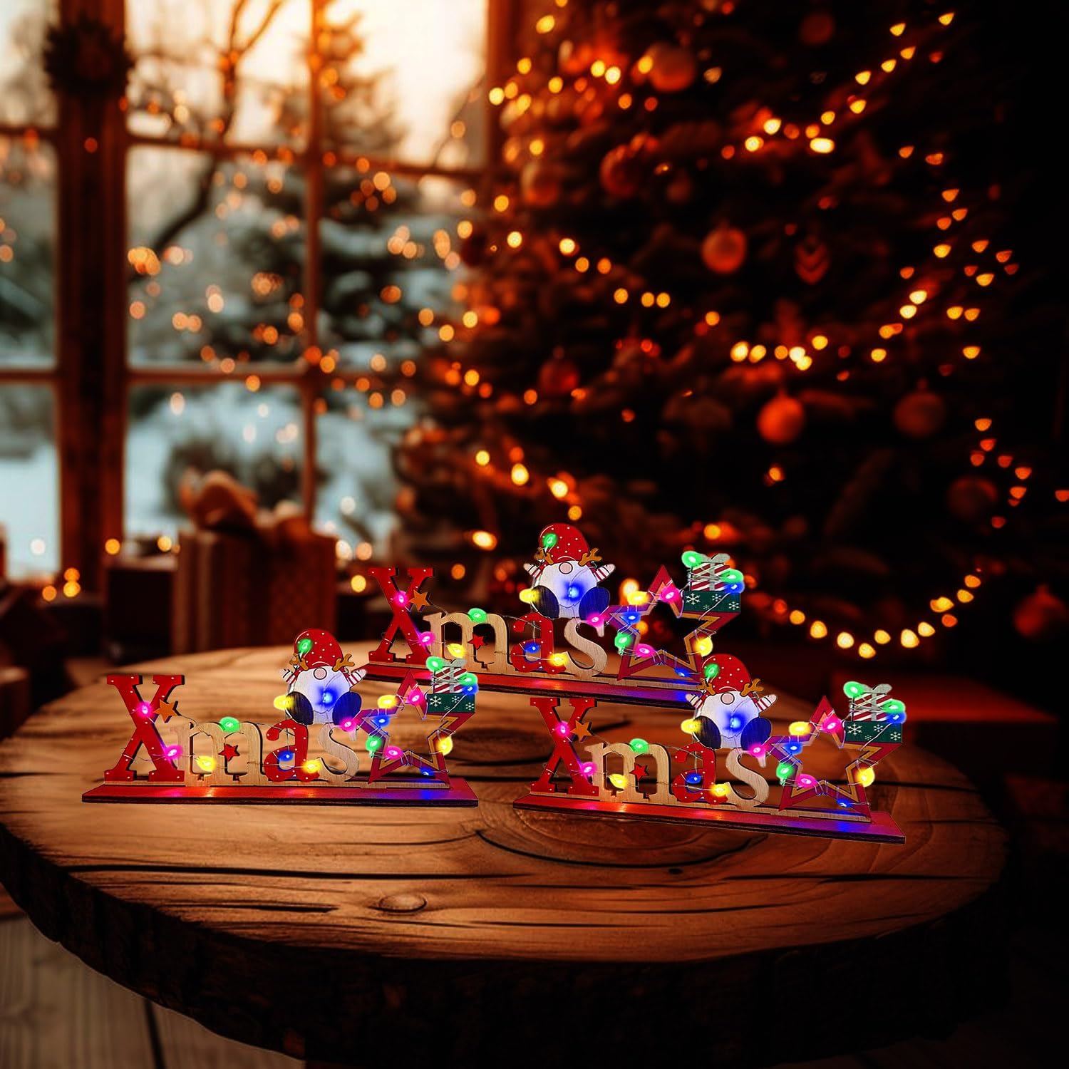 Celkový pohľad na vianočnú dekoráciu