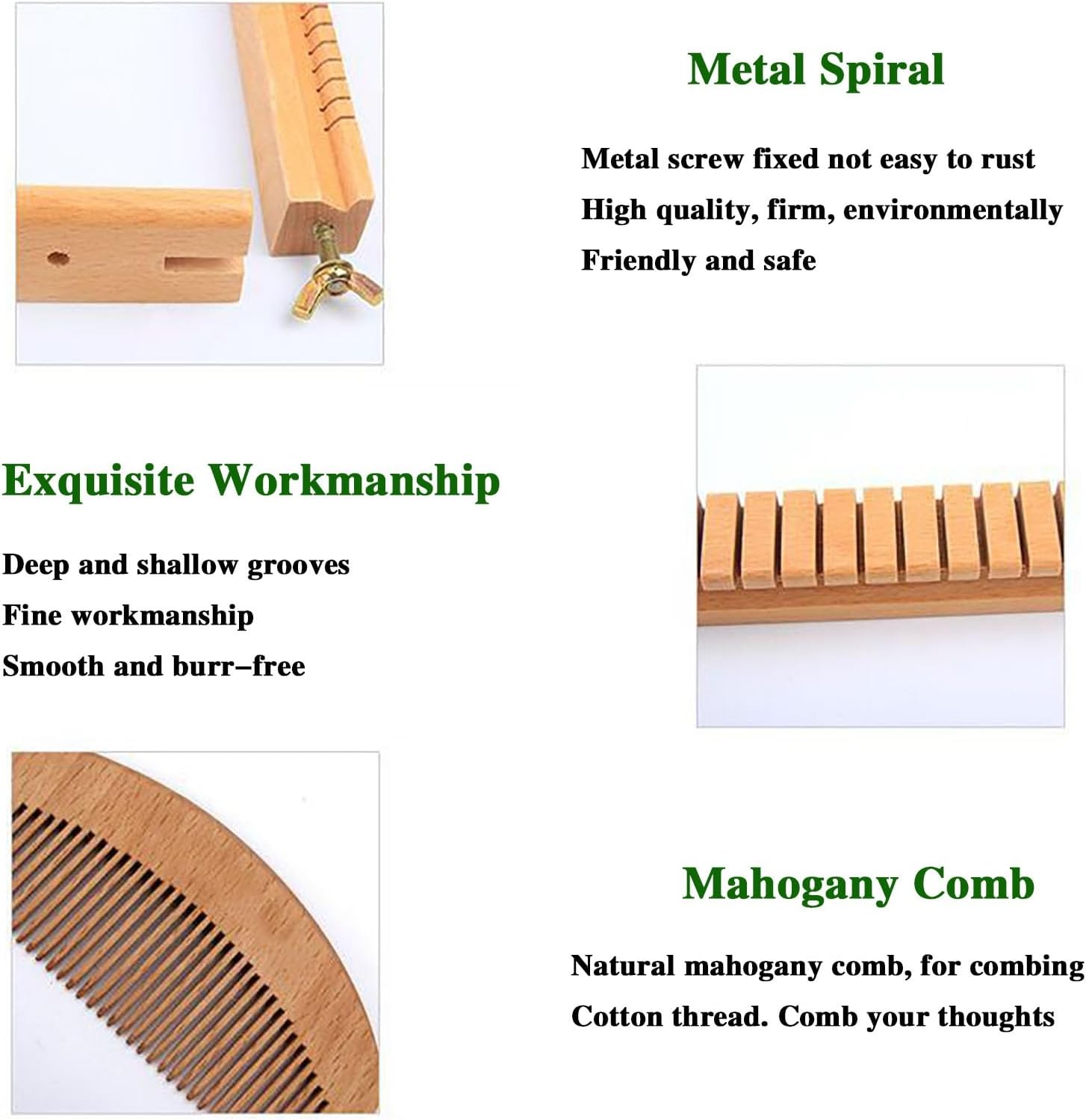 Weaving Loom Frame, Durable DIY Textile Sewing Tool, Extra Large Frame Tapestries, Multi-Craft Hand-Knitted Weaving Machine for Beginners Adults and Children