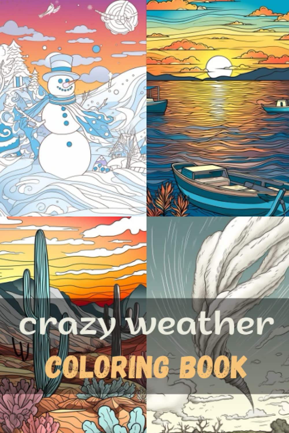 Stay Creative Indoors with our Weather Coloring Book: Perfect for Kids and Adults Alike!