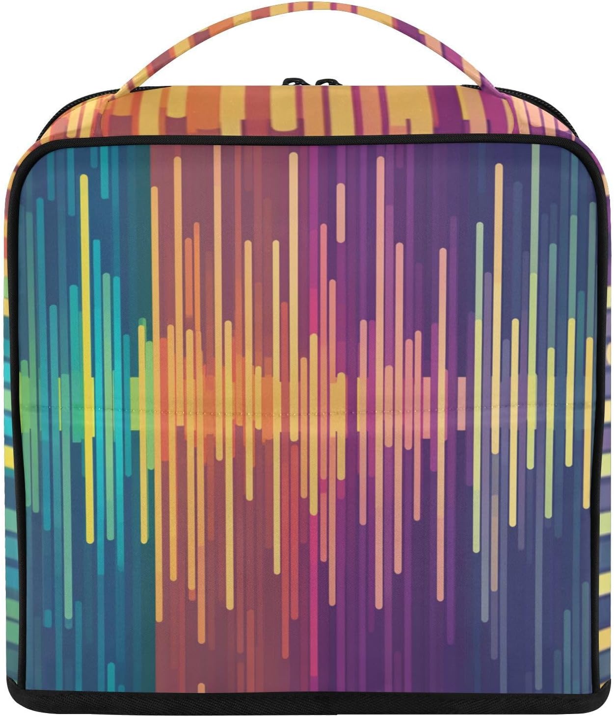 Standing Makeup Bag Rainbow Sound Toiletry Bag