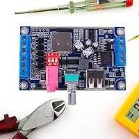 Vista 6 de DONGKER Módulo de reproducción de voz MY-F1090, módulo de voz de música DC 12V-24V con ajustador de volumen y una placa de reproducción de sonido