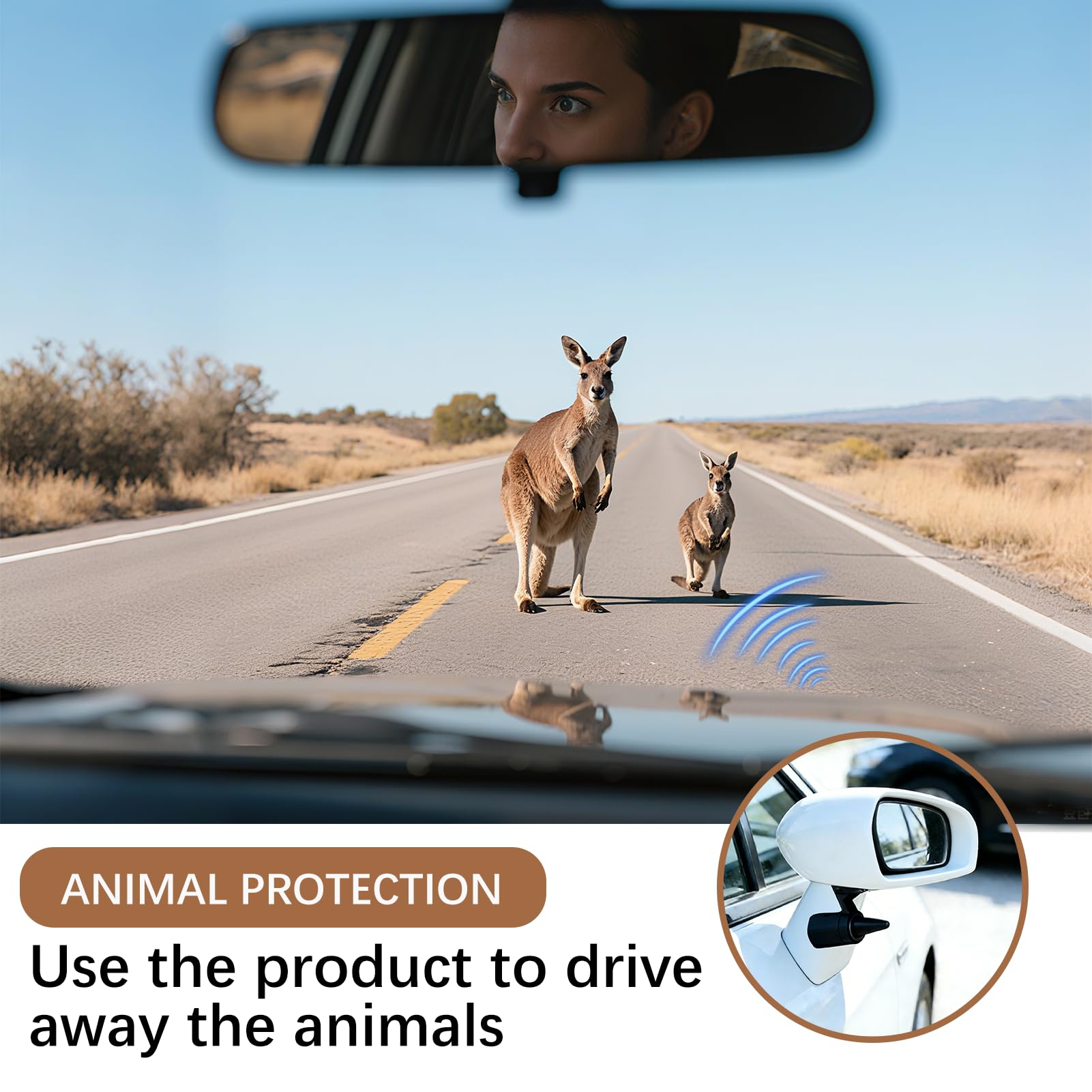 Zutflap 6 PCS Sifflet Ultrasons Ultra Son Anti-Gibier Ultra Son Voiture Sifflet Anti Gibier pour Voiture Protection Ultrasone Éviter de Heurter Les Animaux pour Voitures, Camions, Motos - 5