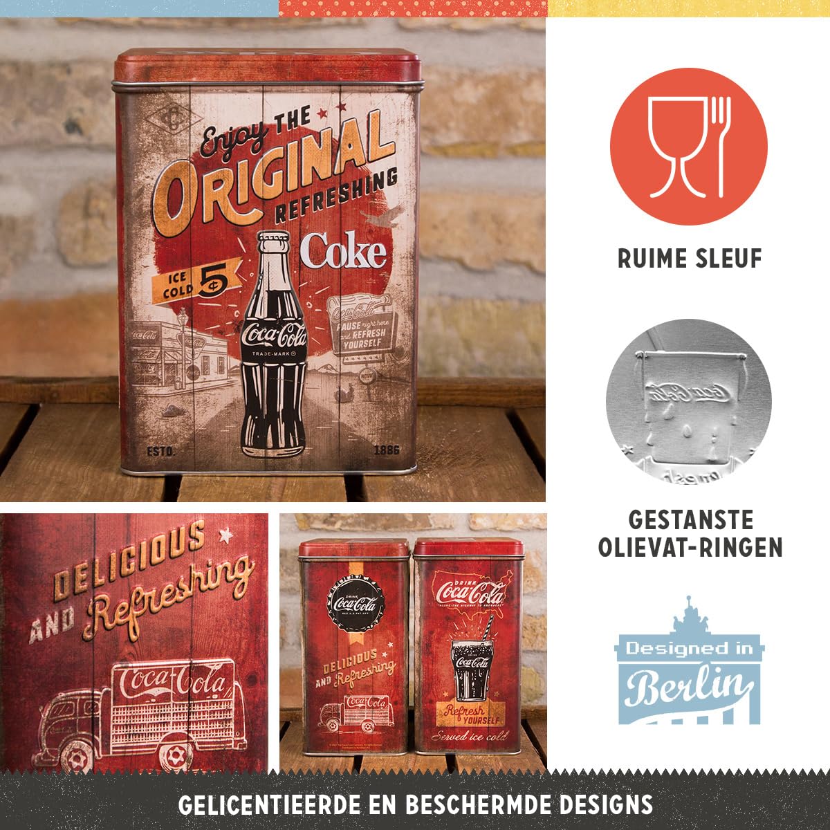 Nostalgic-Art, Retro Kühlschrank-Magnete, Coca-Cola