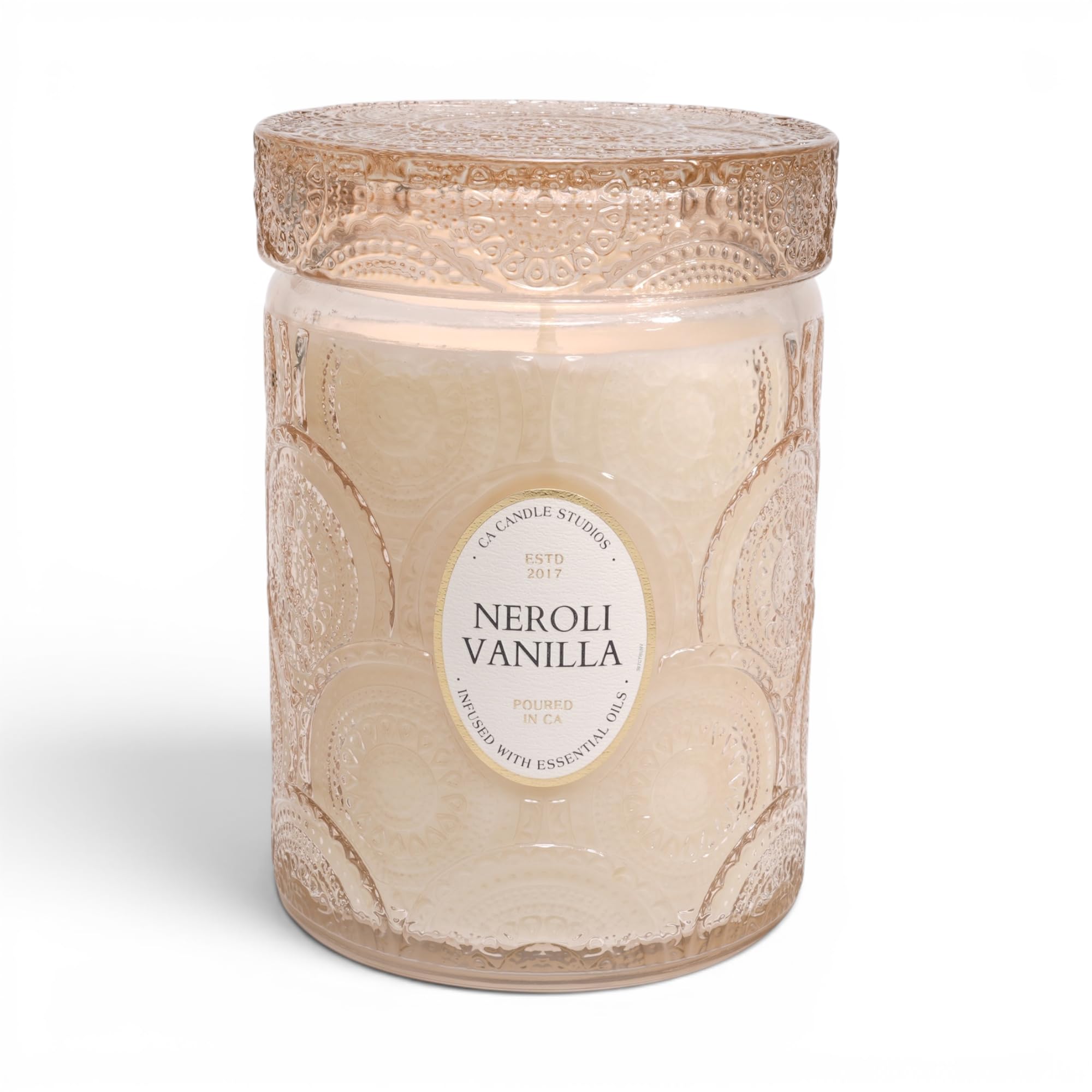 Amazon.com: LEOBEN CO – Neroli Vanilla Scented Candle – 18oz