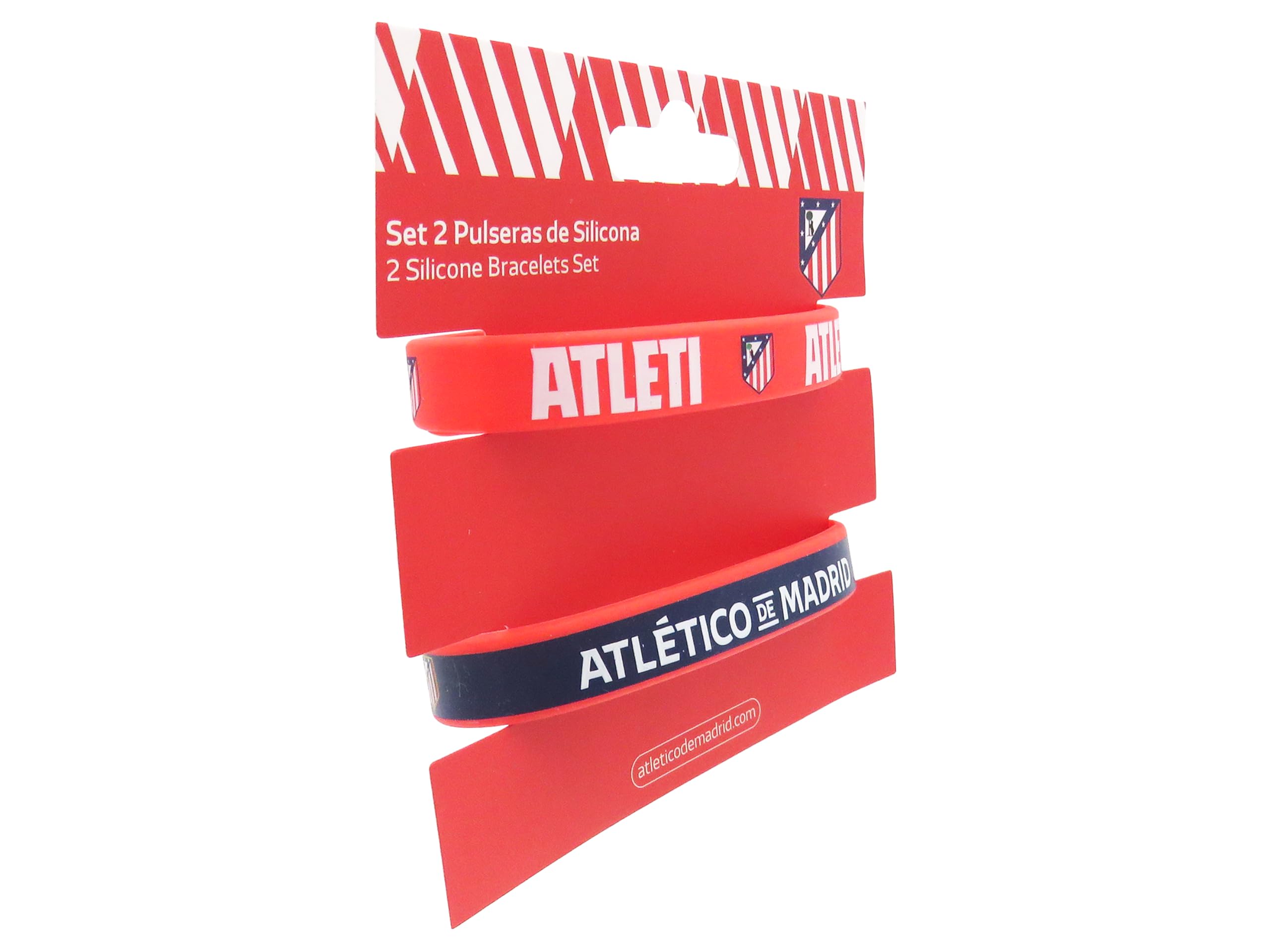 CYPBRANDS Atlético de Madrid, Pulsera, Complementos, Pulsera de Silicona, Producto Oficial