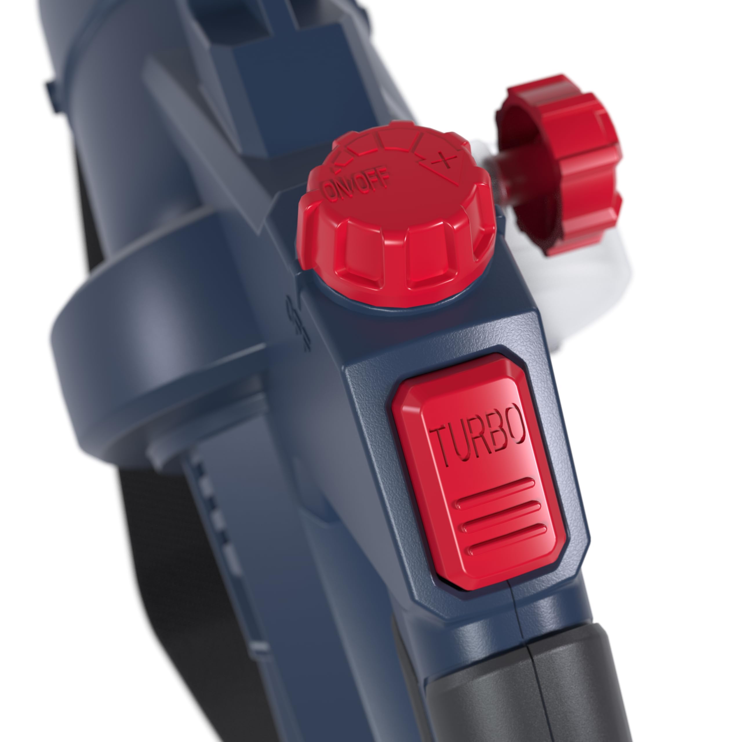 Güde Akku Laubsauger ALS 36-202-30-2 Stück 2 Ah Akkupack, Doppelladegerät | Saugen, Blasen, Häckseln, Vario-Speed mit Turbo, Blätterkralle, Reinigungsklappe, einstellbare Fahrrollen, 45 Liter Fangsack