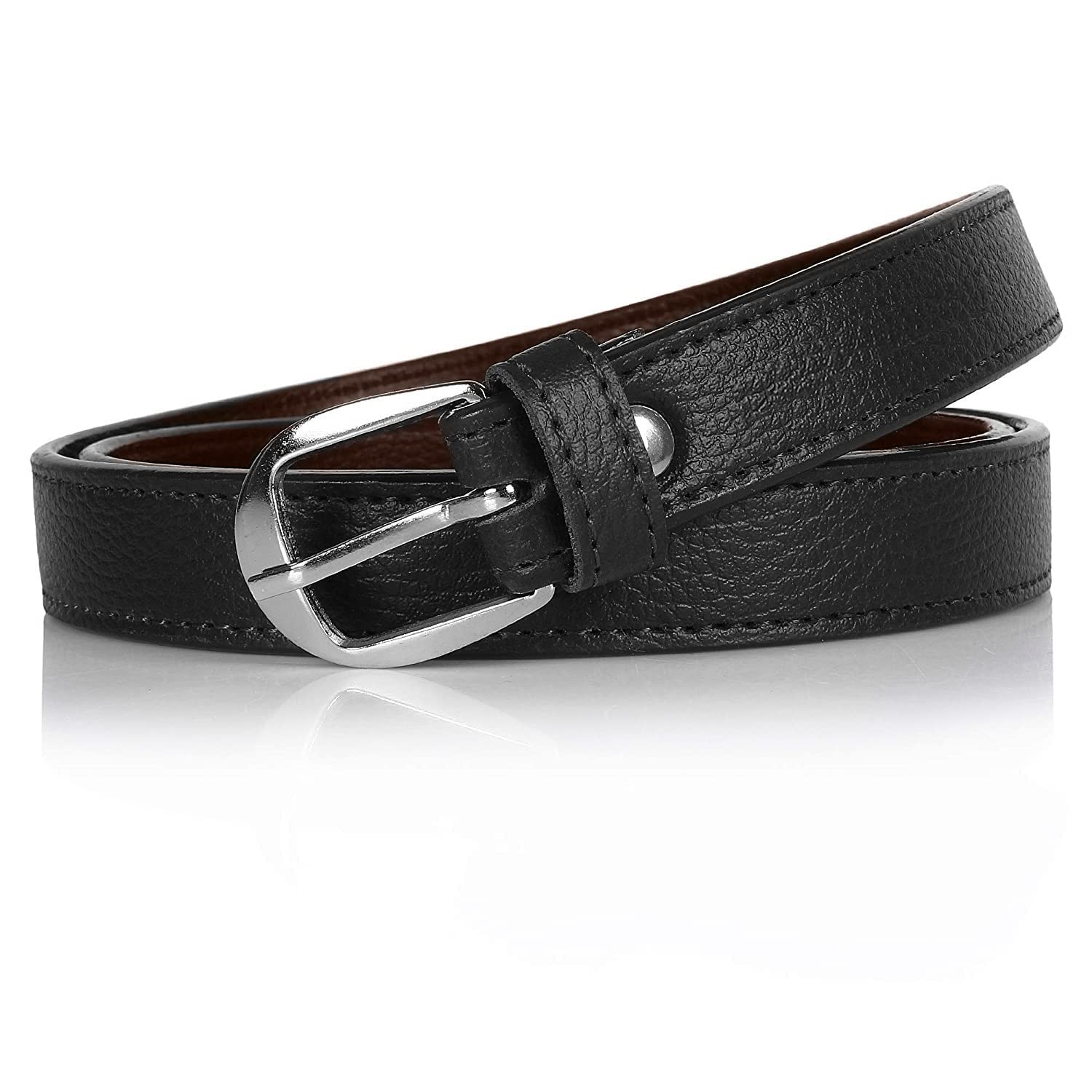 Girl's Women's PU Leather Belt Women's,Ladies's,Girl's Belt For Jeans,Belt for Dresses Casual/Formal Belts Free Size Fit on Upto 36inch