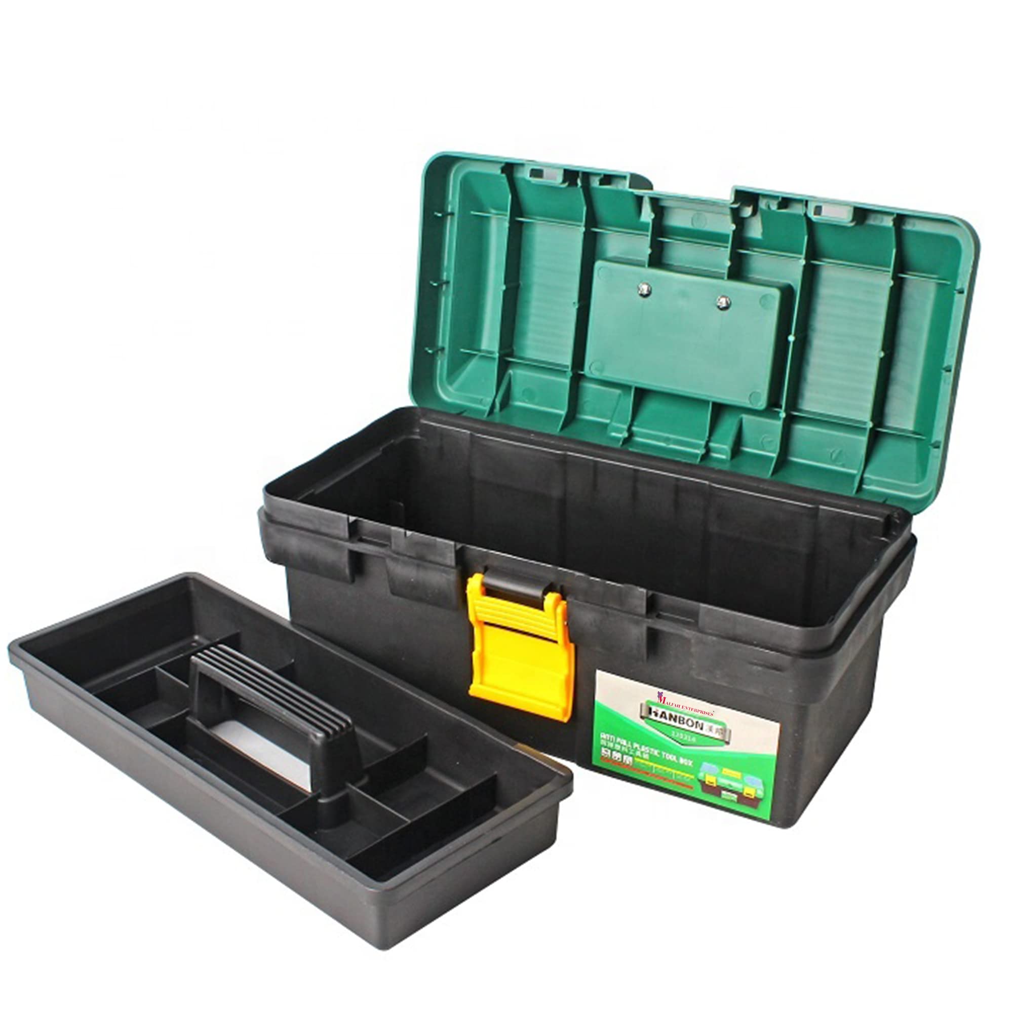 Malfah Tool Box Anti Broke Plastic 19"(Measured Diagonally Like Tv Screen) for Professionals & Diy Use in Home, Workshop & Garage 120319 Hanbon (B0BSFFK4B6) Amazon Price History, Amazon Price Tracker