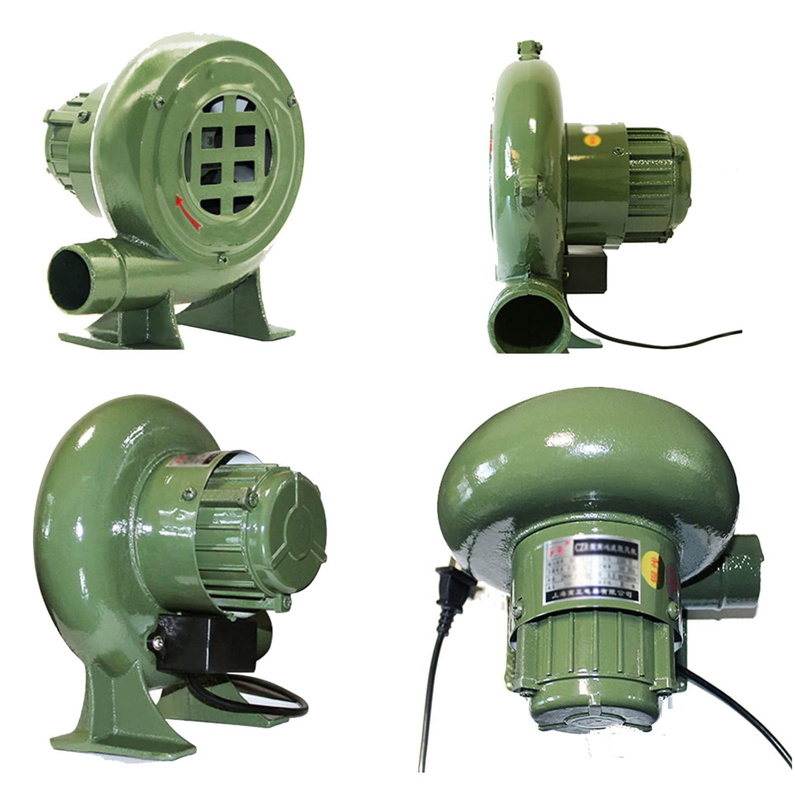 220 V Elektryczny kowal Kucie Wentylator odśrodkowy grill wentylator do grilla czystej miedzi silnika do kuchni na świeżym powietrzu