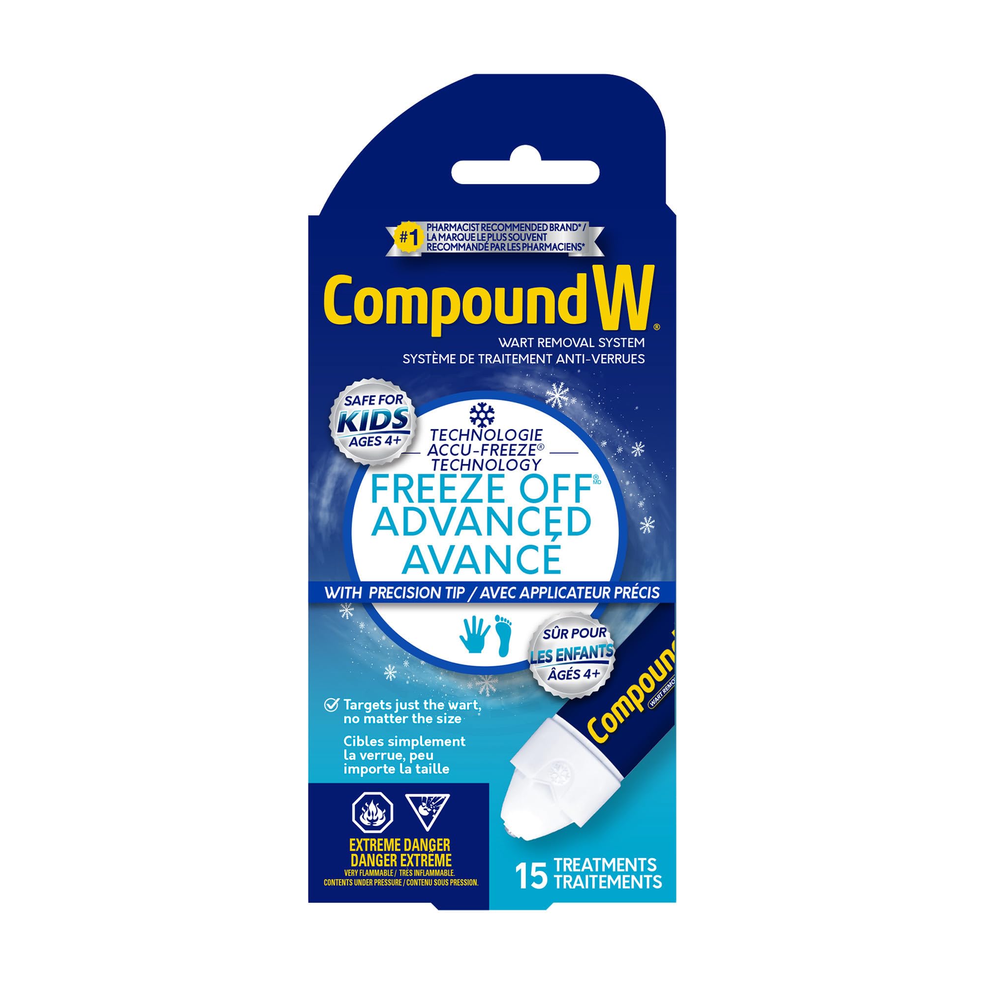 Compound W Freeze Off Advanced, 15 Treatments