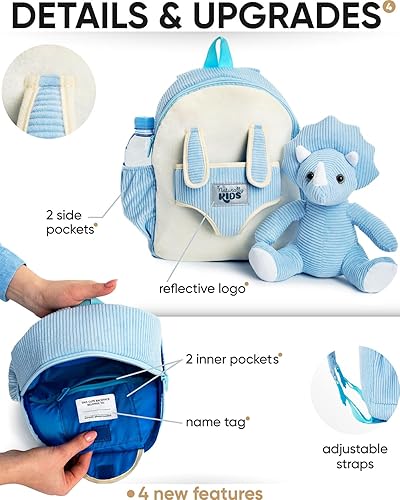 Miniatura 369 de Naturally KIDS - Juguetes de unicornio para niños y niñas de 2 a 3 años, regalos de cumpleaños, mochila de unicornio para niños pequeños 03 Unicornio