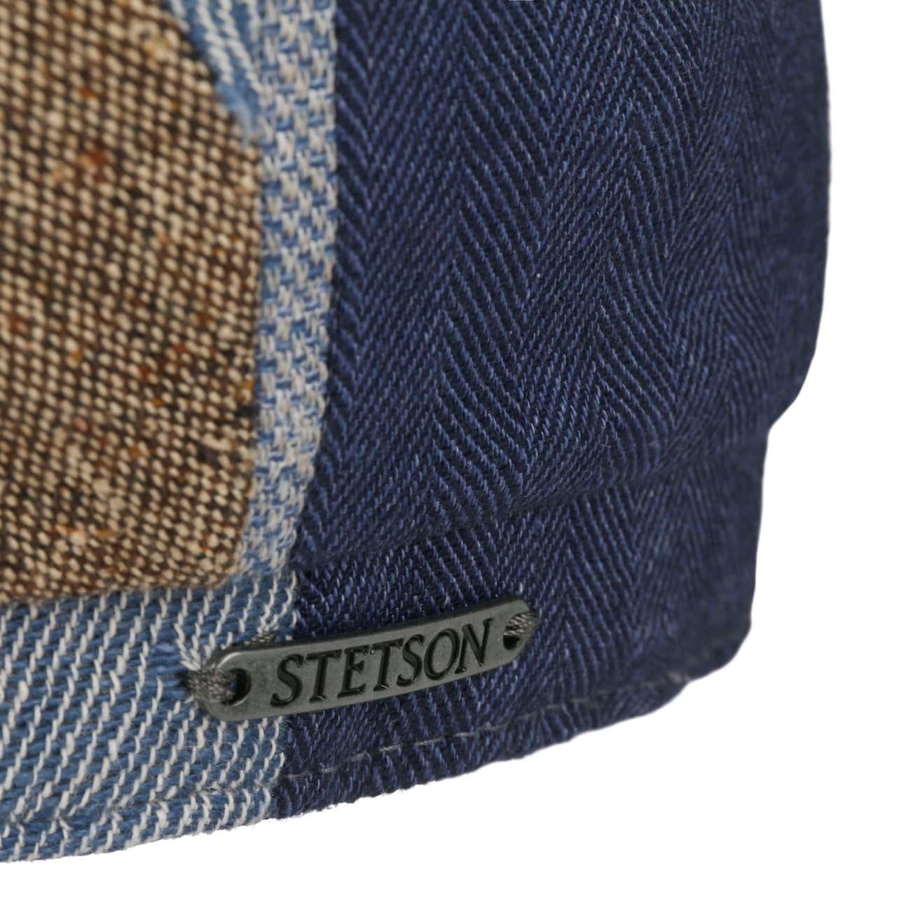 Stetson Laughlin Gorra Newsboy Patchwork de Cuadros Multicolor Hombre Mujer Primavera Verano