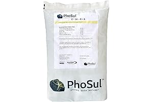 PhoSul Granular Rock Phosphate with Added Sulphur 0-16-0, 25lb Bag: Enhance Your...