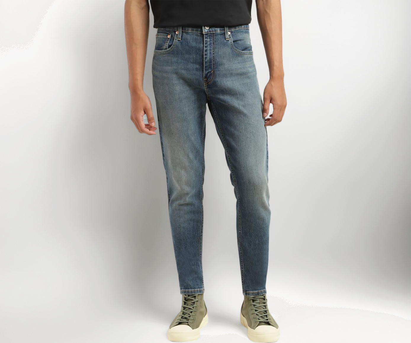 Levi's Men Mid Rise 512 Slim Tapered Fit Jeans