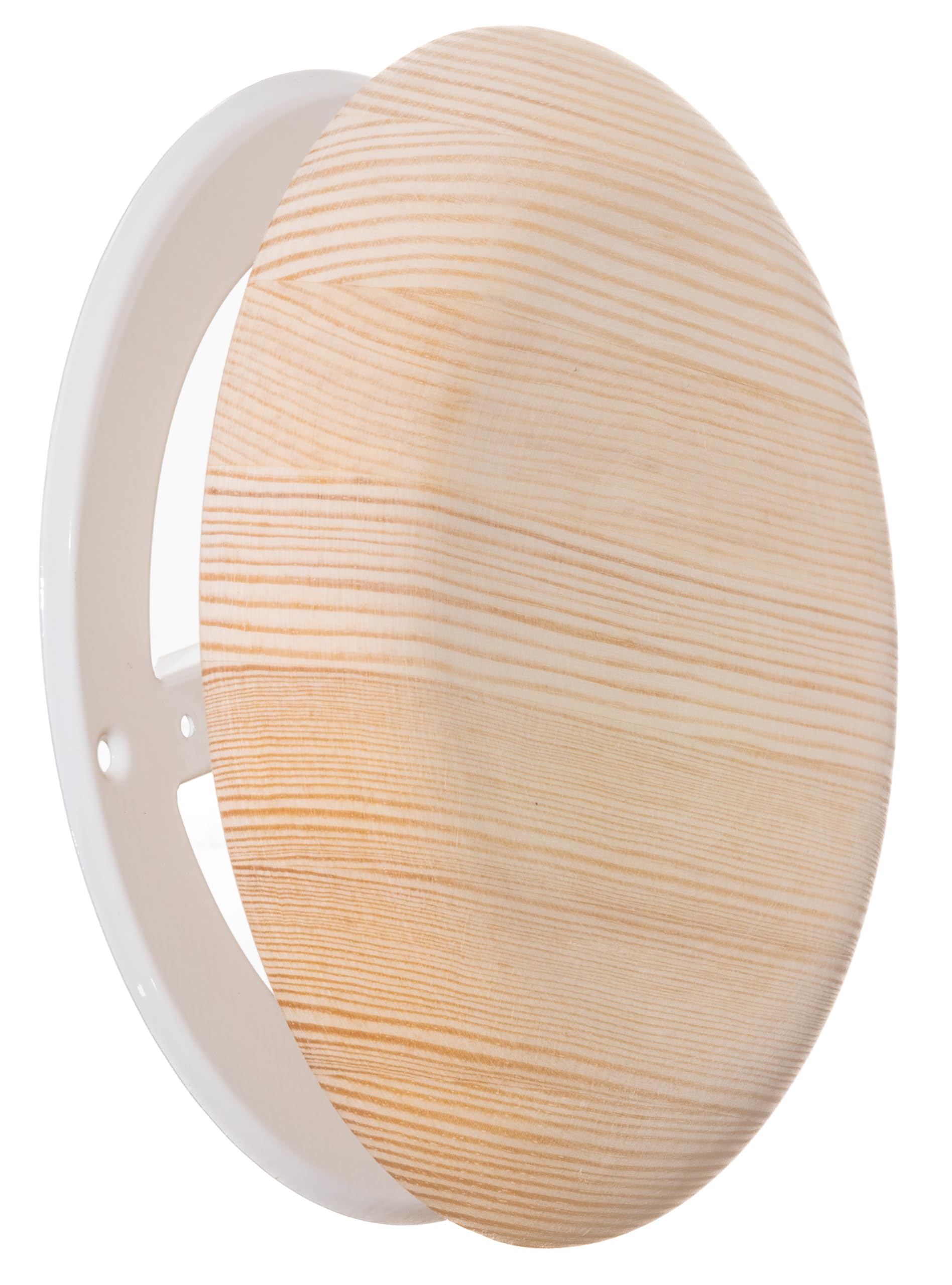 Turvent Pine Wood 125Mm Diffuser - 5 Inch Sauna Vent Cover For Wall And Ceiling - Adjustable Supply Exhaust Air Valve - Wooden Round Ventilation Covers
