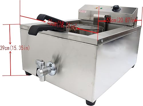 Miniatura 2 de TECHTONGDA Commerical embudo Cake freidora profunda con 2 moldes de anillo