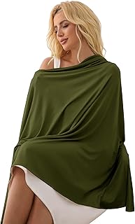 Tencel Shawl Wraps 70 x 35in Travel Essentials Lightweight Pashmina for ...