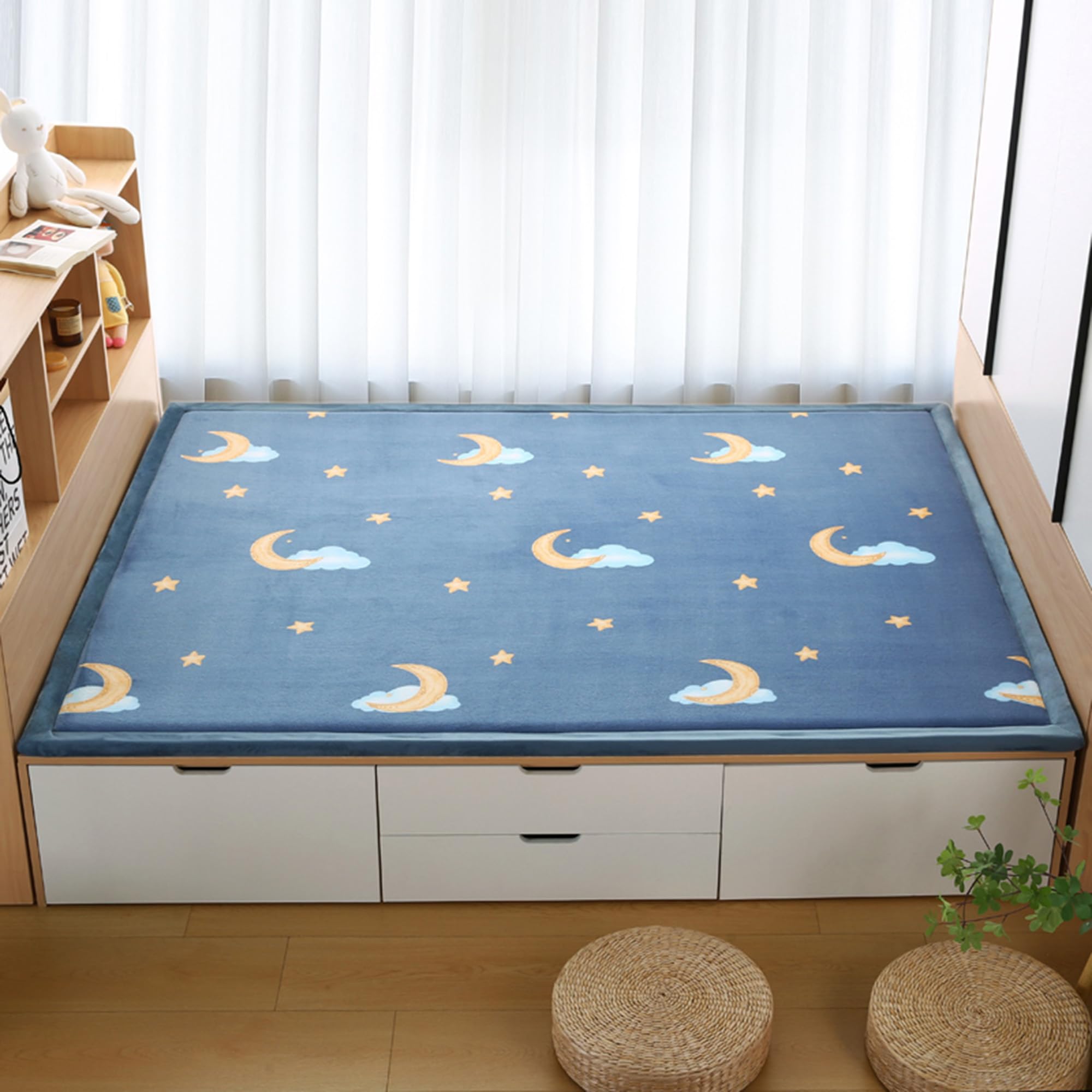 Tapis tatami antidérapant haute densité Style 2 pour salon