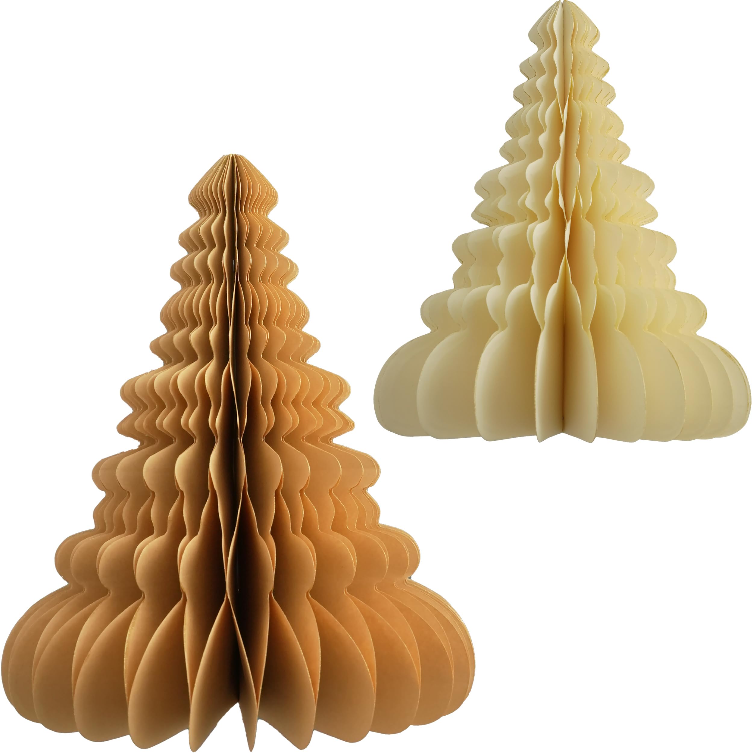 Premium Reusable Christmas Decorations - Christmas Table Decorations/Xmas Home Decor - Paper Christmas Decorations Indoor, Vintage Christmas Decorations - Hanging Christmas Decorations (brown)