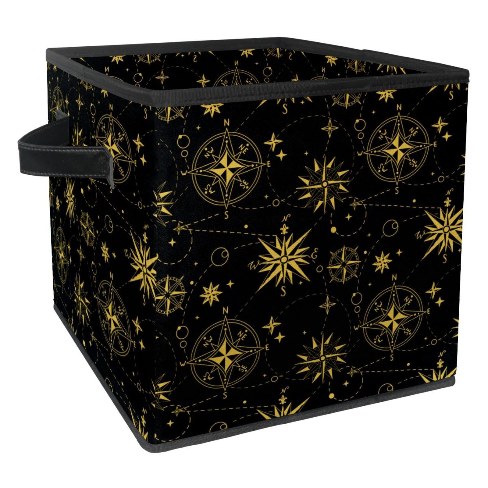 Boîte de rangement tissu pliable grand cube pour placard chambre et tri de livres