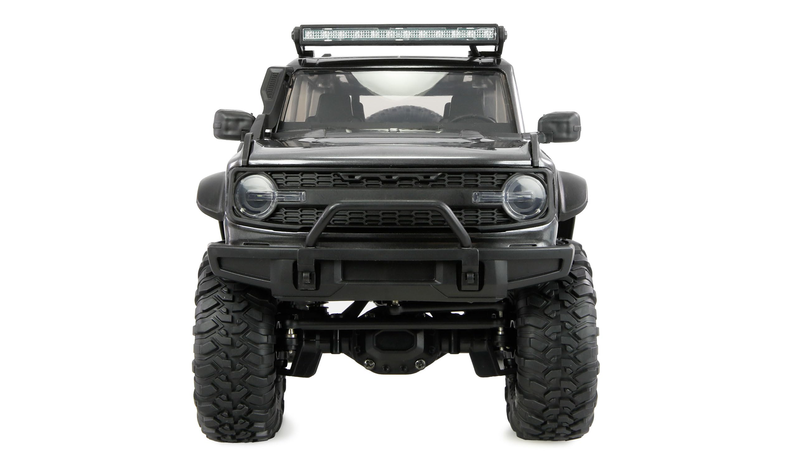 Amewi AMXRock Mini Caballo Scale Crawler 4WD 1:16 RTR grigio con telecomando, batteria, cavo di ricarica