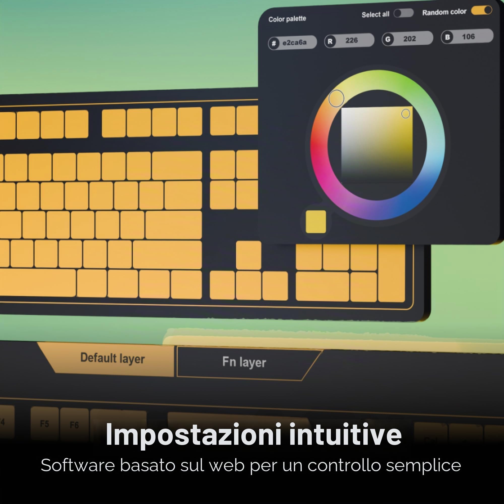 Ducky One X Mini Wireless Gaming Tastatur induktiv Hot Swap RGB - Inductive (DKON2461IST3-DADEPDOECL1AS1)