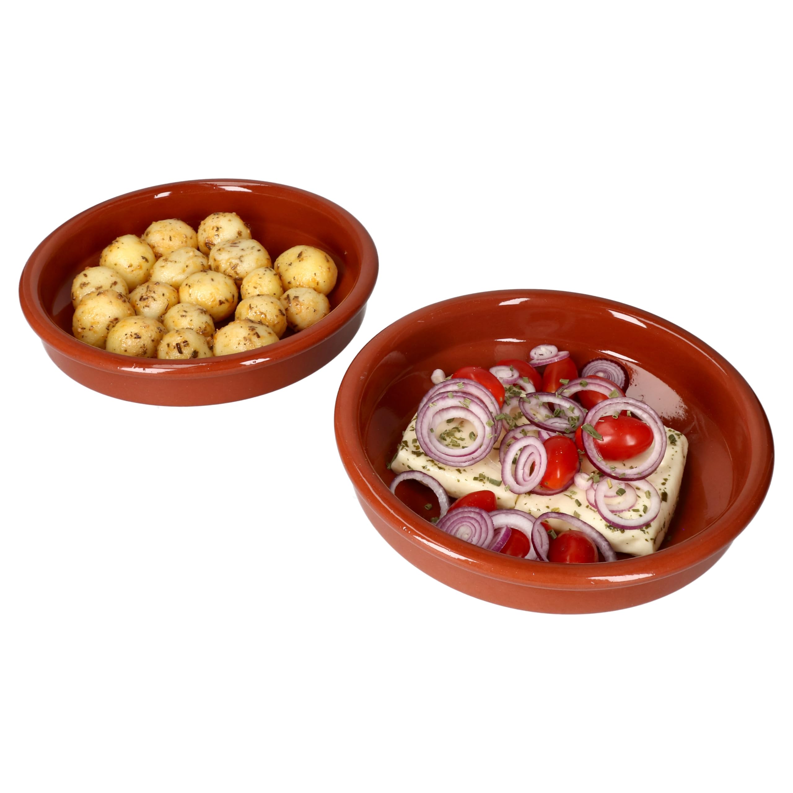 MamboCat - Set da 12 ciotole smaltate Tonware I Ø 20 cm I Taglia L I Mediterran I pezzo unico realizzato a mano I Antico/Vintage medioevale e vichingo