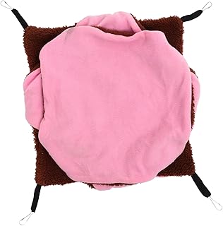 BUGUUYO Animal De Estimação Ninho De Algodão Quente Decoração Gaiola Cama De Porquinho Da Índia Esconderijo Quente De Porquinho Da Índia Suspendendo Rede De Chinchila Pendurado