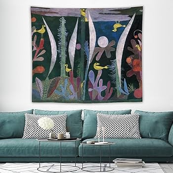 Amazon.co.jp: Paul Kleeパウル・クレー代表作「黄色い鳥のいる