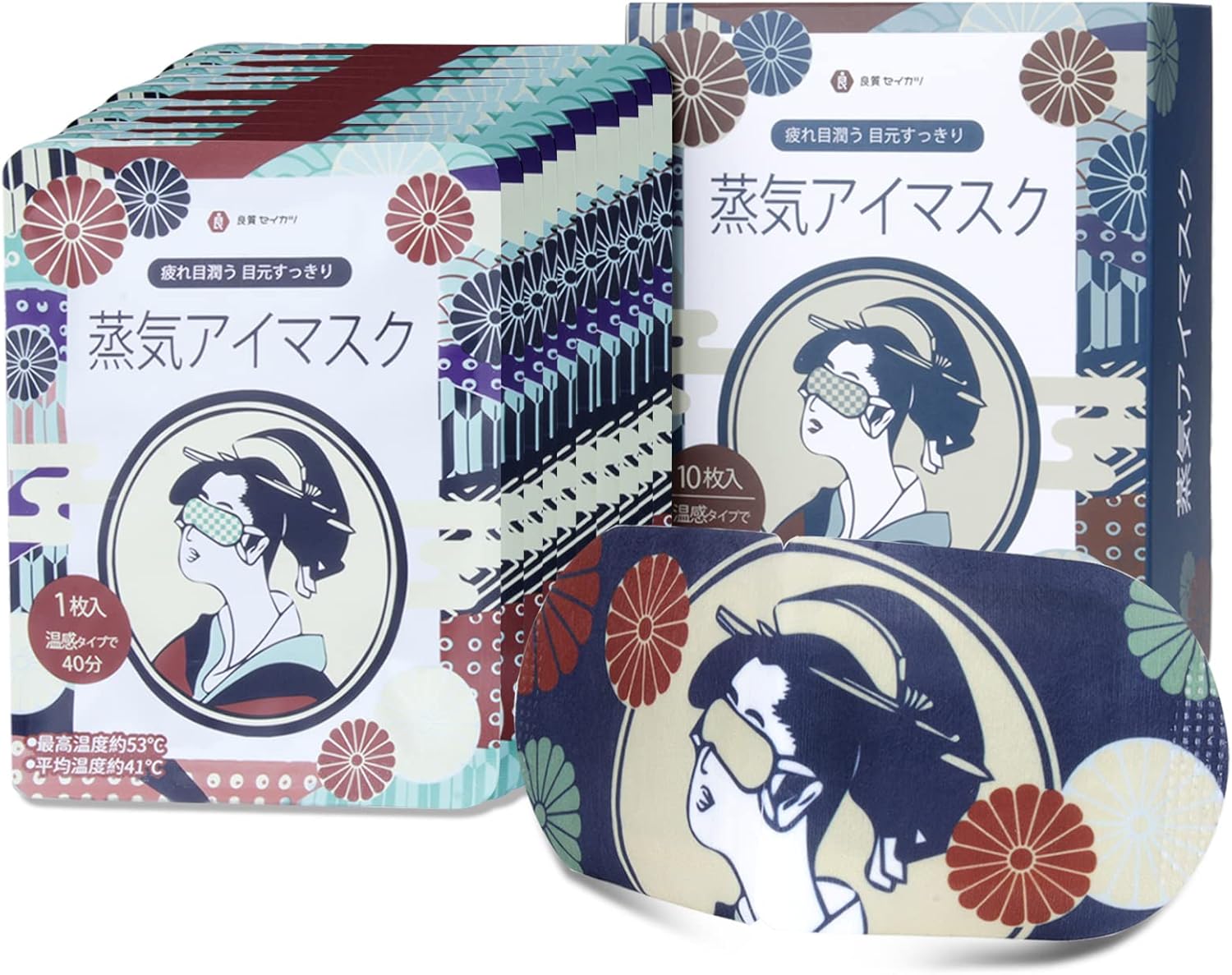 10 Packs Disposable Steam Eye Masks for Dry Eyes, Jasmine